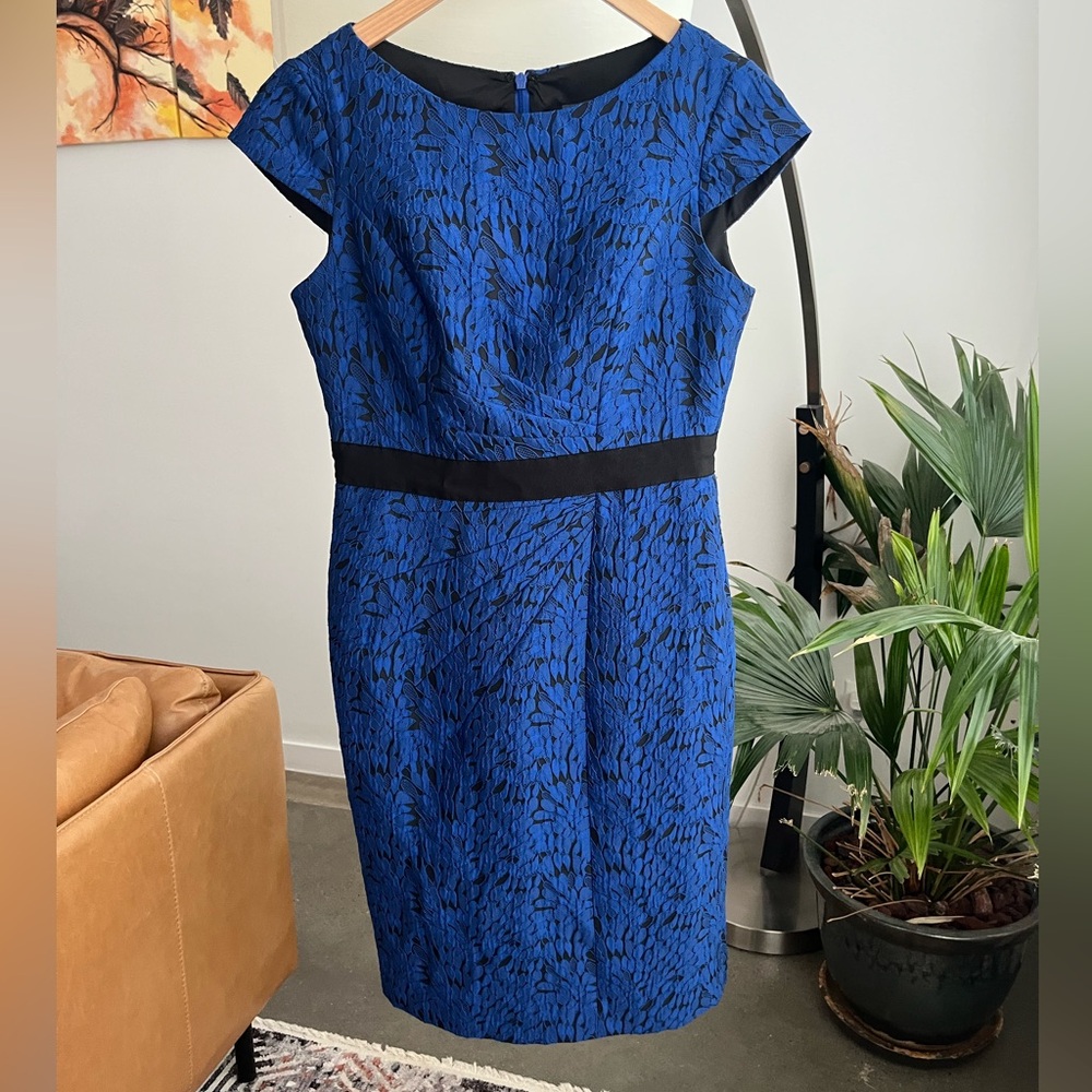 Adrianna Papell Lace Midi Dress